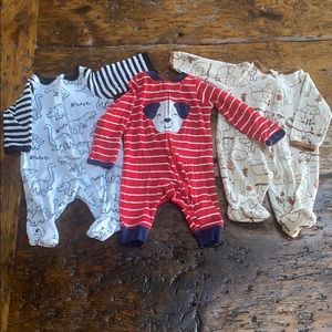 Set of 3 Baby Boy Onesies